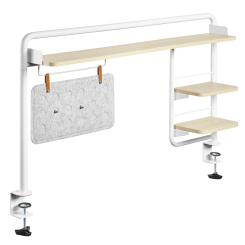 Мебель для геймеров - Настольная полка-органайзер OfficePro White wood (DS253WW) Мебель для геймеров - Настольная полка-органайзер OfficePro White wood (DS253WW)