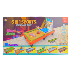 Спортивні настільні ігри - Настільна гра Shantou Jinxing Neon Sports 6 в 1 (S2113)