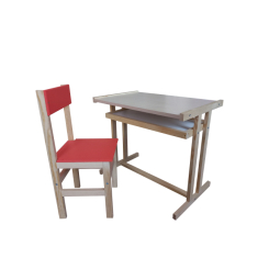 Дитячі меблі - Дитячий стілець та парта Игруша 60*40*10 см Різнокольоровий (ПА3)