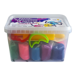 Уцененные игрушки - Уценка! Набор для лепки Genio Kids Тесто-пластилин 12 цветов плюс 3 в подарок (TA1068S)