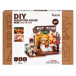 3D-пазлы - Конструктор Robotime Rolife 3D Кафе Slow life 183 детали (DG162) 3D-пазлы - Конструктор Robotime Rolife 3D Кафе Slow life 183 детали (DG162)