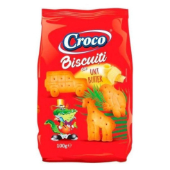 Солодощі - Печиво Сroco Zoo з вершковим маслом (5941194003789)