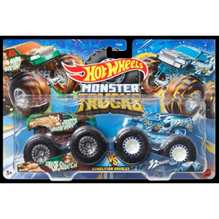 Автомоделі - Набір машинок Hot Wheels Monster Trucks Smash-squatch vs 32Degrees (FYJ64/HLT65)