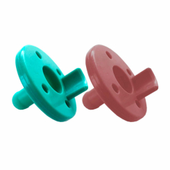 Пустушки та ніблери - Пустушка MinikOiOi BASICS Аqua Green Velvet Ros (101030004)