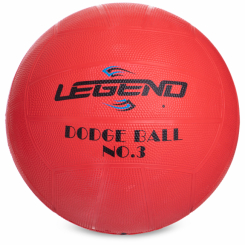 Спортивні активні ігри - М'яч Dodgeball для гри у вишибалу Zelart DB-3284 №5 Червоний (DB-3284_Красный)