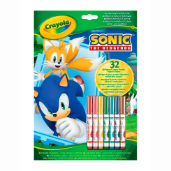 Товары для рисования - Раскраска Crayola Sonic (04-0866G)