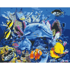 Товари для малювання - Картина за номерами Art Craft Життя на рифі 40 х 50 см (10624-AC)