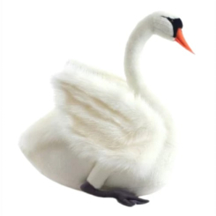 Мягкие животные - Мягкая игрушка Hansa Белый лебедь 45 см (4806021940839)