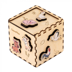 Развивающие игрушки - Кубик-сортер Good Play Фермерский мир (CUB-4-006)