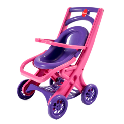 Транспорт і улюбленці - Візочок для ляльки Doloni фиолетово-рожевий (0122/02)