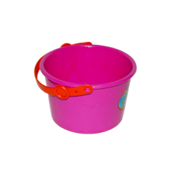 Набори для пісочниці - Відерце пластикове MiC Рожеве (KW-01-137) (48130)