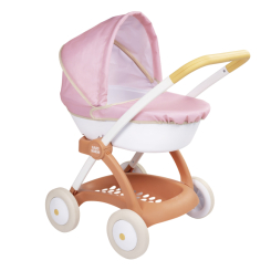 Транспорт і улюбленці - Коляска Smoby Baby Nurse Теракотова пудра люлька з корзиною (7600254124) Транспорт і улюбленці - Коляска Smoby Baby Nurse Теракотова пудра люлька з корзиною (7600254124)