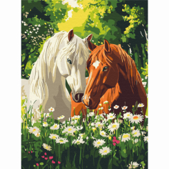 Товари для малювання - Картина за номерами Brushme Тиша квітучих ранків (RBS54425)