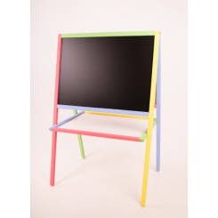 Детская мебель - Мольберт детский двухсторонний магнитный Бертик 3 в 1 53.5*43.5*82 см Разноцветный (МРКм) (MPKм)