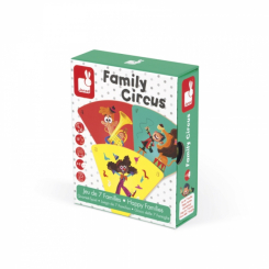 Настольные игры - Настольная игра Janod Happy Families Цирк (J02755)