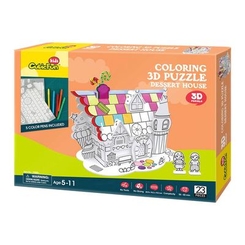 3D-пазлы - 3D набор-конструктор Cubic Fun Десертный дом (P688h)