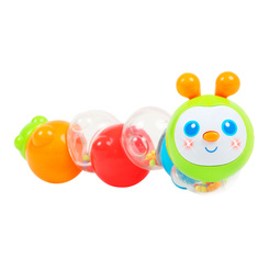 Погремушки, прорезыватели - Погремушка BeBeLino Гибкая гусеница музыкальная (58141)