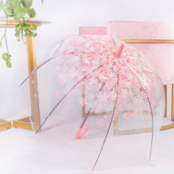 Зонты и дождевики - Детский зонт-трость RST RST112A Сакура Pink механика Розовый (7013-27231a)