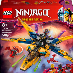 Конструктори LEGO - Конструктор LEGO NINJAGO Суперштормовий реактивний літак Рас та Арін (71833) Конструктори LEGO - Конструктор LEGO NINJAGO Суперштормовий реактивний літак Рас та Арін (71833)