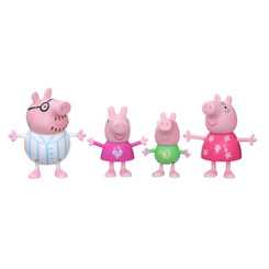 Фігурки персонажів - Ігровий набір Peppa Pig Дружня родина Пеппи Піжамна вечірка (F2192)