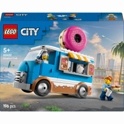 Конструктори LEGO - Конструктор LEGO City Вантажівка з пончиками (60452)
