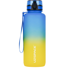 Бутылки для воды - Бутылка для воды Uzspace Frosted желто-голубая 1500 мл (6955482333129)