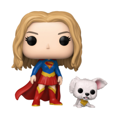 Фігурки персонажів - Набір фігурок Funko Pop DC Comics Суперґьорл і Крипто Суперпес (90801)