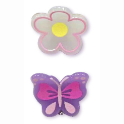 Бижутерия и аксессуары - Заколка для волос Invisibobble Clipstar Glow kids Happy Flower (4063528082770)