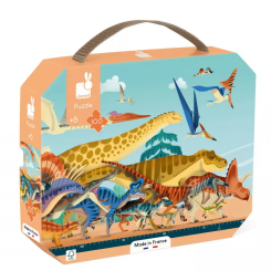 Пазлы - Пазл Janod Динозавры панорамный 100 элементов (J05831) Пазлы - Пазл Janod Динозавры панорамный 100 элементов (J05831)