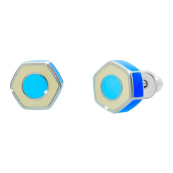 Ювелірні прикраси - Сережки UmaUmi Олівець блакитні (8022153196050)