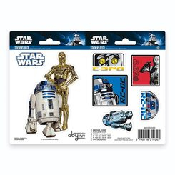 Набори для творчості - Наклейки ABYstyle Star Wars R2-D2 та C3PO 2 аркуші (ABYDCO160)