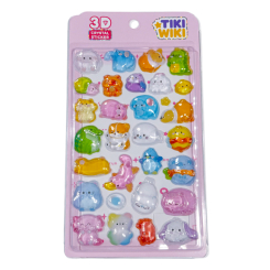 Наборы для творчества - Набор 3D-наклеек Tiki Wiki Crystal Тики милые животные (51369)