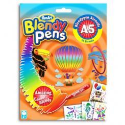 Товари для малювання - Набір чарівних трафаретів RenArt Bleendy pens (ST2112UK)