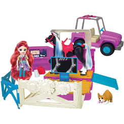 Куклы - Игровой набор Winner's stable Deluxe vet trailer 2 в 1 (53190)