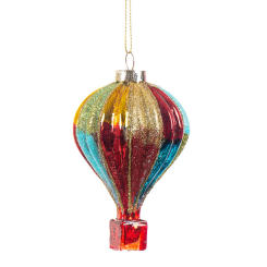 Аксесуари для свят - Новорічна підвіска Elisey Повітряна куля 11 см Різнокольоровий (024NB) (MR61925)