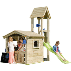 Игровые комплексы, качели, горки - Детская игровая башня с домиком KBT Blue Rabbit LOOKOUT (LOOKOUT_1)