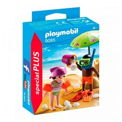 Конструктори з унікальними деталями - Конструктор Playmobil Special plus Діти на пляжі (9085) (6081019)