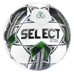 Спортивні активні ігри - М'яч футзальний Select FUTSAL PLANET v22 біло-зелений Уні 4 103346-327 4