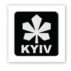 Набори для творчості - 3D стікер Tattooshka Kyiv black (SX-123)