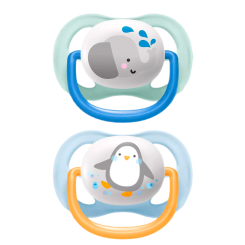 Товары по уходу - Пустышка Avent Ultra Air Animal ортодонтическая 2 шт (SCF080/05) Товары по уходу - Пустышка Avent Ultra Air Animal ортодонтическая 2 шт (SCF080/05)