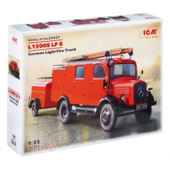 Конструктори з унікальними деталями - Конструктор ІСМ Німецький легкий пожежний автомобіль 2 Світової війни L1500S LF 8 (35527)