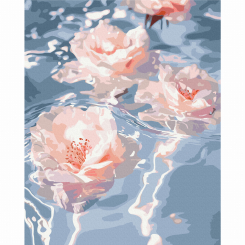 Товары для рисования - Картина по номерам Brushme Цветы в воде 40х50 см (BS54277)