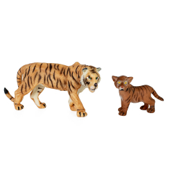 Фигурки животных - Набор фигурок Kids Team Сафари Тигрица с тигрёнком (Q9899-A20/1)