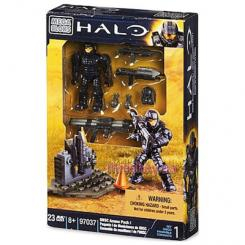 Блочные конструкторы - Конструктор Солдат UNSC с оружием UNSC Ammo Pack I серии Halo (97037)