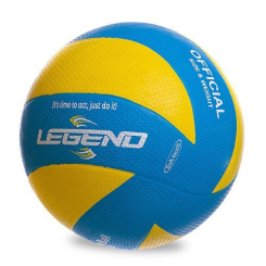 Спортивные активные игры - Мяч волейбольный VB-1898 Legend Сине-желтый (57430028) (3651442970)