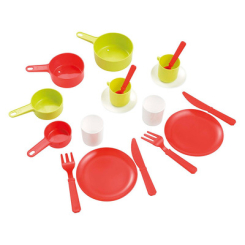 Детские кухни и бытовая техника - Игровой набор  посуды в сковородке Smoby (973) (000973)