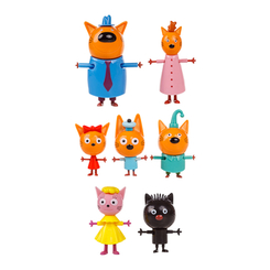 Фигурки персонажей - Набор Три кота 7 фигурок (T17187)
