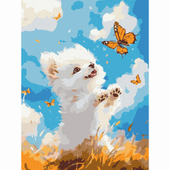 Товари для малювання - Картина за номерами Brushme Гра в квача 30х40 см (KBS0186)