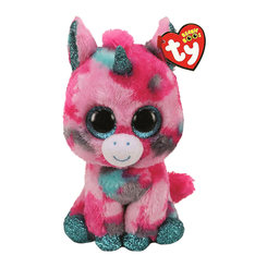 Мягкие животные - Мягкая игрушка TY Beanie boo's Розово-голубой единорог Гамбалл 25 см (36466)