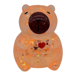 Антистрес іграшки - Іграшка-антистрес Monster Gum Крутий заміс Cool Capybara помаранчева (38977/4)